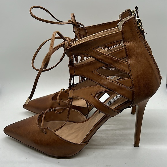 Tony Bianco NWT Sexy Tan Monaco Pointed Toe Stiletto Heels Shoes **Size 9**🔥🔥 - Picture 4 of 7